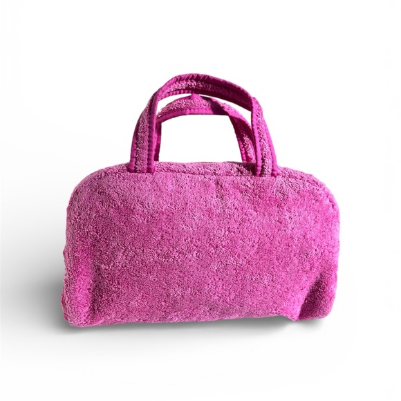 SKIMS Terry Cover Ups Mini Duffle Bag - Neon Orchid - OS at Skims - Picture 2 of 9